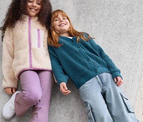 Detský ženilkový pletený svetrík, modrozelený