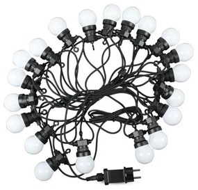 LED Vonkajšia reťaz STRING 10m 20xLED/0,5W/24/230V 3000K IP44