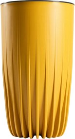 PLASTOVÝ KVETINÁČ STRIPPED 29X51,5 CM HORČICOVÁ