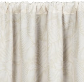 ZÁHRADNÝ VODEODOLNÝ ZÁVES NA PÁSKE GARDEN 155X200 CM LISTY