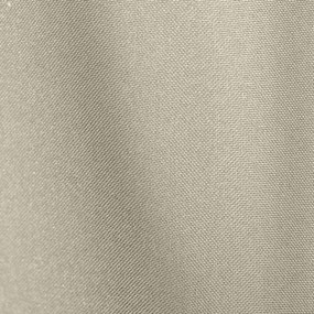 Krátke jednofarebné béžové závesy 140 x 175 cm