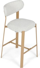 Barová stolička biela AUB-L3125 OAK