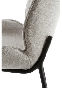 Sivá jedálenská stolička Canett Hella