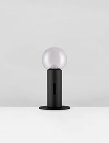 LED stmievateľná čierna stolná lampa Chronos