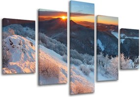 Obraz na stenu 5 dielny SLOVENSKO SK007E50