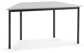 Stôl BORÅS TRAPETS, 1200x600x720 mm, laminát - šedá, antracit
