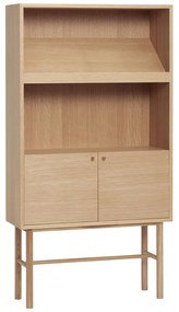 Knižnica z dubového dreva 80x150 cm Archive - Hübsch