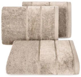 Dekorstudio Bavlnený uterák R137-05 svetlo hnedý Rozmer uteráku: 70x140cm