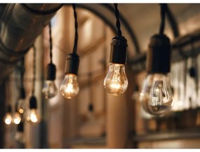 Vonkajšia dekoračná reťaz GIRLANDA 22 m 20xE27/15W/230V IP44