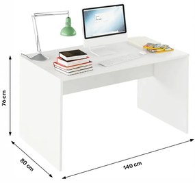 Kondela Písací stôl, RIOMA TYP 11, biela