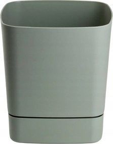 Plastový květináč s podmiskou Cubi 19x19 cm - výber z 6 prevedení