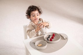 Fľaša so slamkou Platinum Silicone Sand