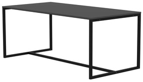 Jedálenský stôl pili 180 x 90 cm čierny MUZZA