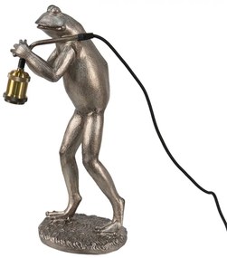 Dekoratívne sivo medené svietidlo ŽABA