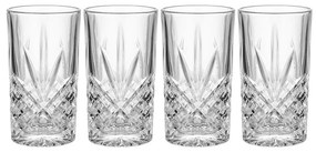 CRYSTAL CLUB Sada pohárov na long drink 330 ml set 4 ks