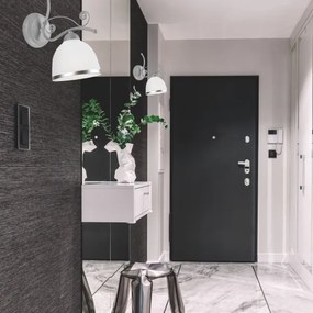 Nástenná lampa RETRO II 1xE27/60W/230V strieborná