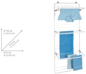 WENKO 63010800 - Sušiak na bielizeň 51x142 cm biela/šedá