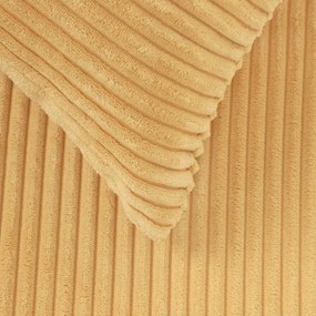 Pohovka SOLACE rozkladacia, menšestrová horčicová 871646