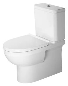 Duravit No.1 - Stojace WC kombi, Rimless, biela 21820900002