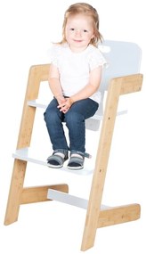 Biela jedálenská stolička Nature UP – Roba