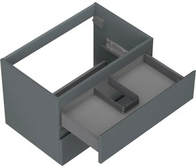 Mexen Orio, kúpeľňová skrinka 70 cm, 2 zásuvky, grafitová matná, 91A10-07047-2-BFF66