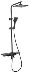 REA-P0636 - Sprchová súprava BRAVO matná čierna