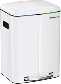 Odpadkový kôš 2x20 L KAILO biely