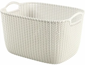 Curver Úložný box Knit 19 l, krémová, 19 l