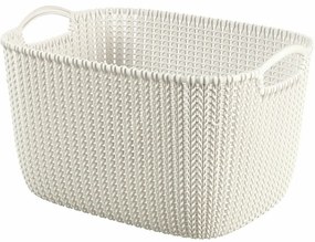 Curver Úložný box Knit 19 l, krémová