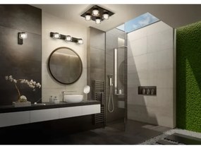 Osram - LED Kúpeľňové nástenné svietidlo ORBIS FLAME LED/5,5W/230V IP44 čierna