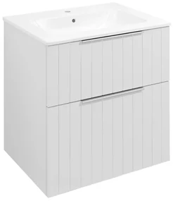 Sapho Sapho, CIRASA umývadlová skrinka 59,2x64x46cm, biela mat strip, CR601-3131S