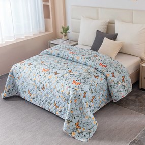 Prehoz na posteľ MONARCH WINGS, svetlomodrý Rozmer: 170 x 210 cm