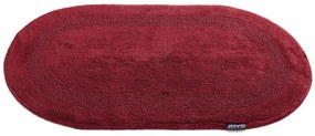 Kúpeľňový koberček Javo Cotton bordový ovál