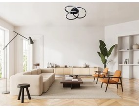 LED Stmievateľné stropné svietidlo LED/70W/230V 3000-6500K čierna +diaľkové ovládanie