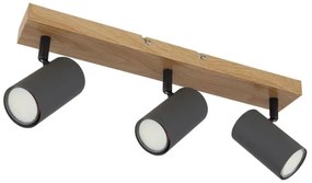 Globo 57911-3G - Bodové svietidlo ROBBY 3xGU10/35W/230V šedá/hnedá