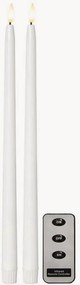 Dlhé LED sviečky's diaľkovým ovládaním Flame Stripe, 2 ks