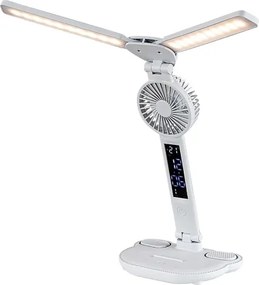 Rabalux 74030 - LED stmievateľná stolová lampa s ventilátorom NOVILO LED/7W/5V