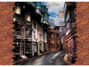 Detská fototapeta Harry Potter Diagon Alley 252 x 182 cm, 4 diely