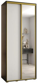 Skriňa 45 Canaris 3 140 čierna/biela/gold