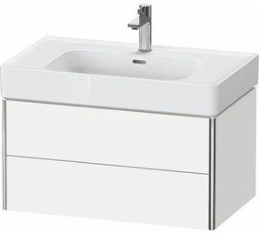DURAVIT XSquare závesná skrinka pod umývadlo, 2 zásuvky, 784 x 470 x 397 mm, biela matná, XS4399018180000