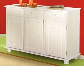 Komoda In-Livio, bielená borovica