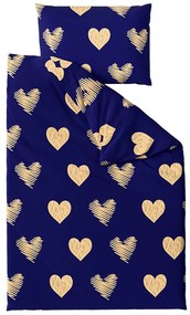 Obliečky z mikrovlákna GOLBINO tmavomodré Rozmer obliečky: 70 x 90 cm | 140 x 200 cm