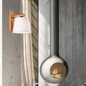 Nástenné svietidlo 1xE27/60W/230V dub