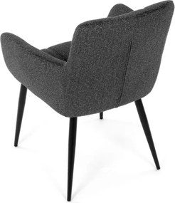 Jedálenská stolička sivá DCH-P3146 GREY2