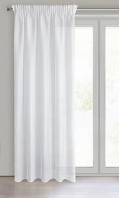 ZÁCLONA NA PÁSKE REBECCA 140X250 CM BIELA
