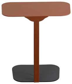 Hedi príručný stolík hnedo-čierny 61x39 cm