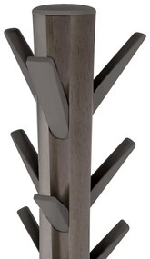 Sivý vešiak z kaučukového dreva Flapper - Umbra