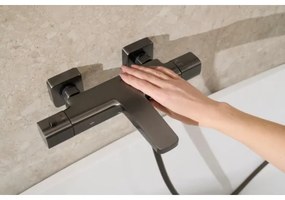 KFA Armatura 5754-010-61 - Termostatická vaňová batéria MALAGA metalická sivá