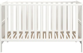 Biela postieľka z masívneho dreva 70x140 cm Alkmaar – Germania