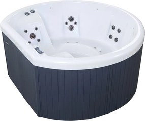 Hanscraft Vírivka OKA WAVE 3 Farba bočníc: Teak, Farba škrupiny: Tuscan sun